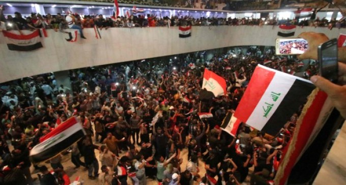 Iraq Feature: Protesters Take Over Parliament