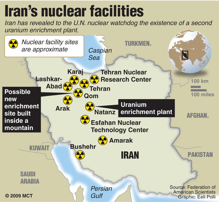 IRAN NUCLEAR FACILITIES 