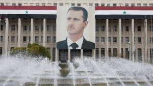 Kim Jong Un impressed by the juxtaposition of Assad and a fountain