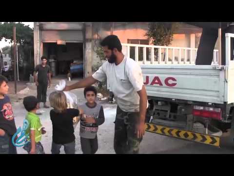 Syria Feature: PR War — Jabhat al-Nusra Gives Candy To Children