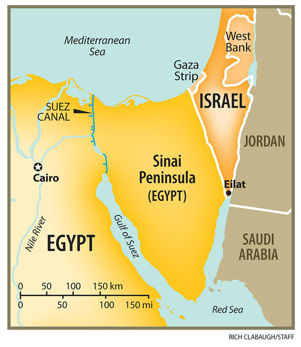 EGYPT SINAI MAP - EA WorldView