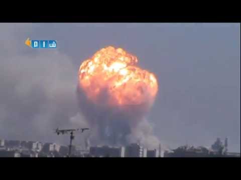 Syria, August 2: Fireball After Insurgents Hit Regime Arms Depot in Homs