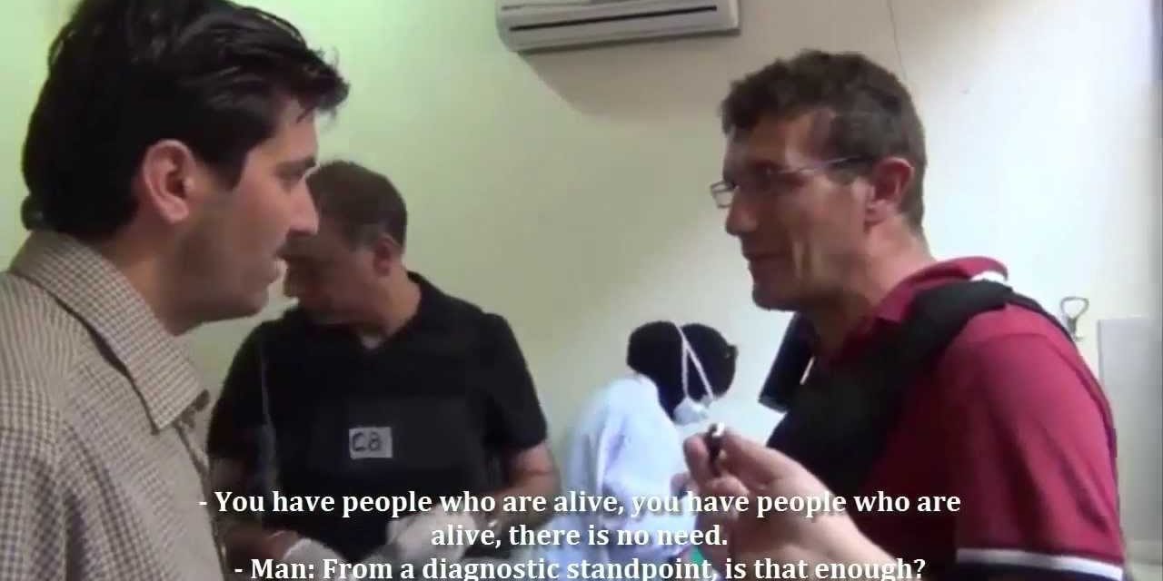 Syria Video: UN Inspectors In Zamalka Field Hospital – “If Anything Tests Positive, It Will Show”