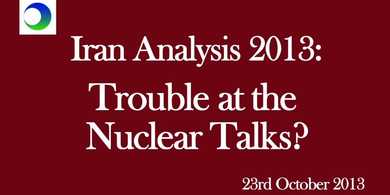 Trouble Ahead in Nuclear Talks?
