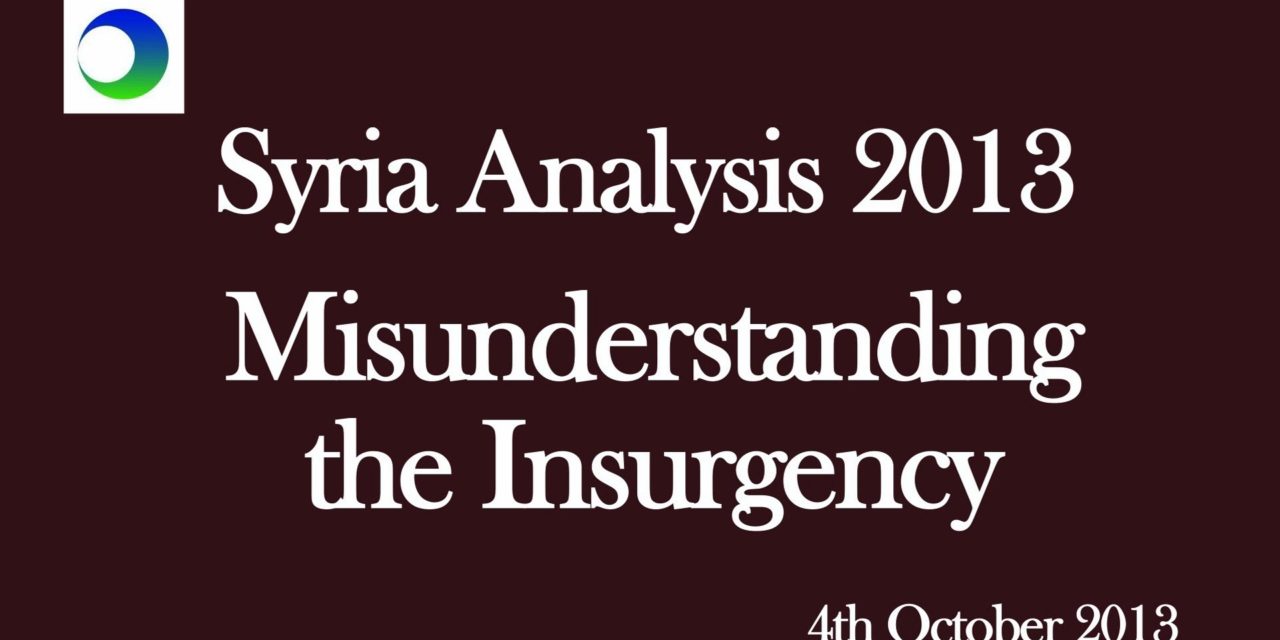 Syria Video Analysis: Mis-Understanding the Insurgency