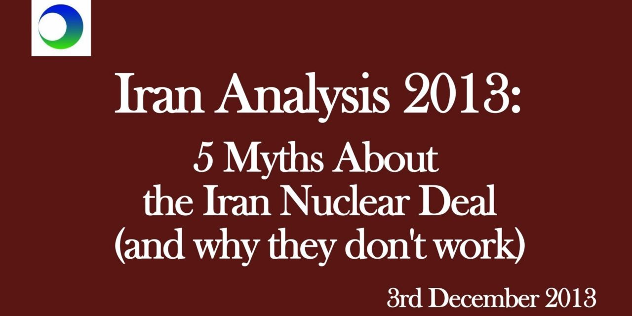 5 Myths About the Nuclear Deal & The Lessons From Them