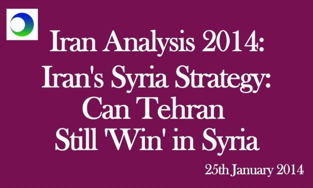Iran: Can Tehran’s Syria Strategy Still “Win”?