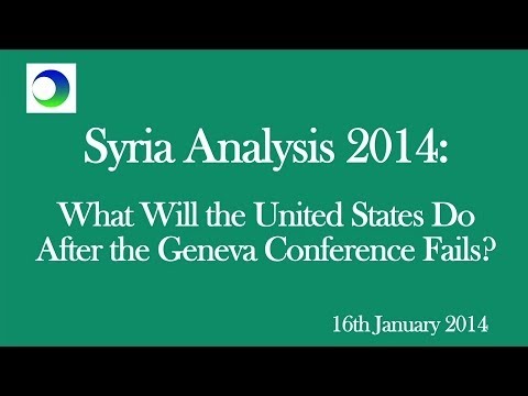 Syria: Why US Will Accept Assad After Geneva II Fails