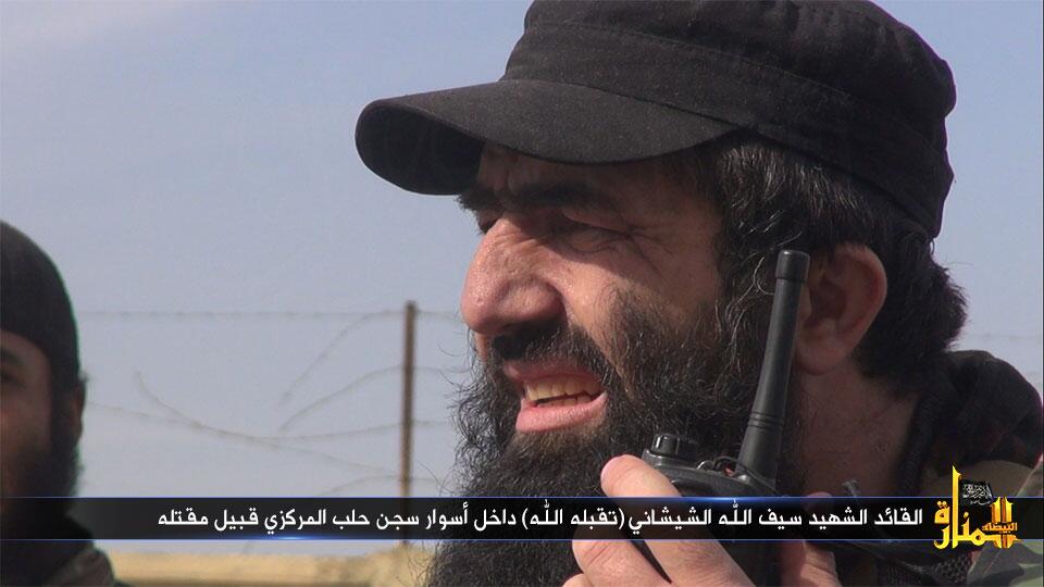 Syria: Jabhat al-Nusra Leader Gives Eulogy To Chechen Fighter Sayfullakh Shishani