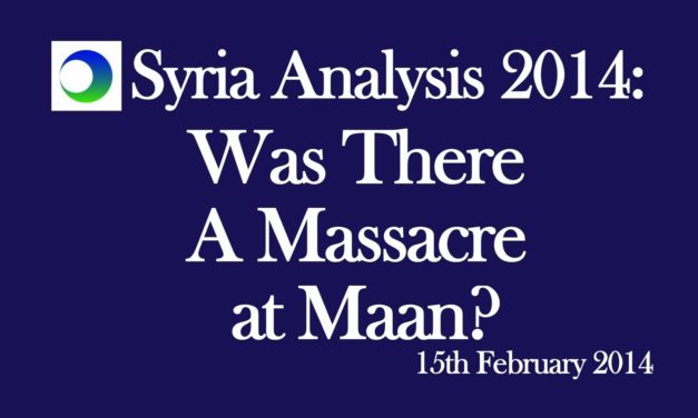 Syria: Did Insurgents Commit Massacre at Ma’an?