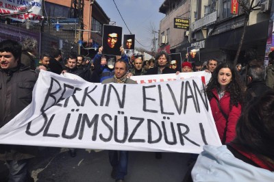 Turkey Feature: 10,000s Protest in Funeral of Belkin Elvan