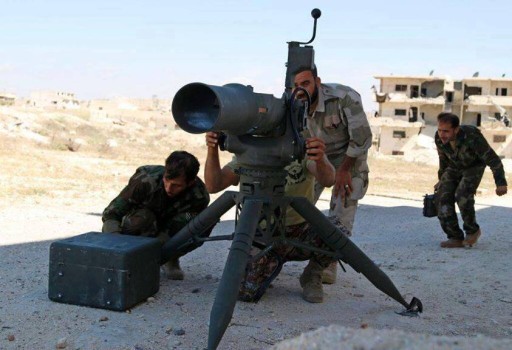 FREE SYRIAN ARMY TOW MISSILE