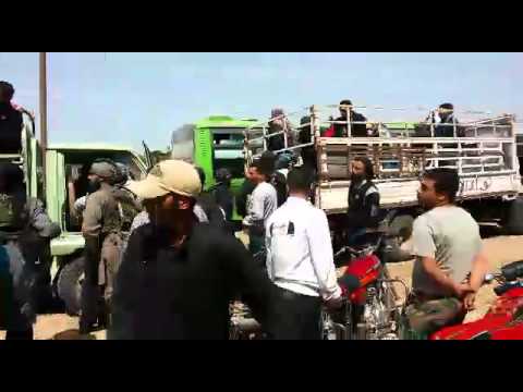 Syria Videos: The Insurgents Leave Homs