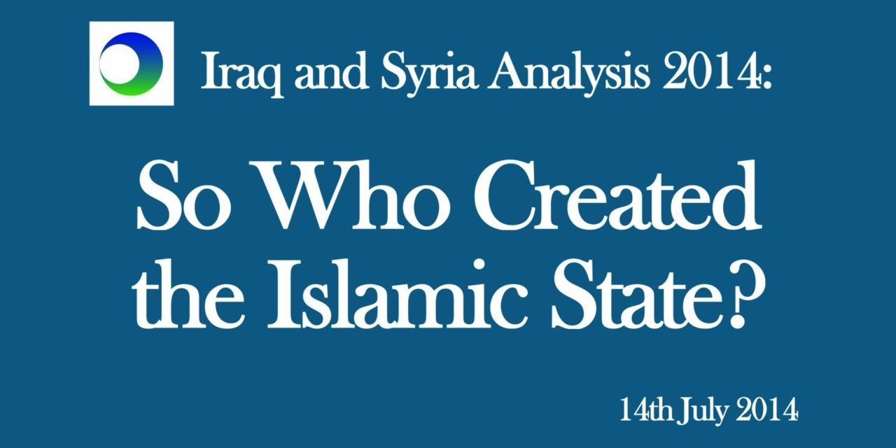 Syria & Iraq Video Analysis: Who Created the Islamic State?
