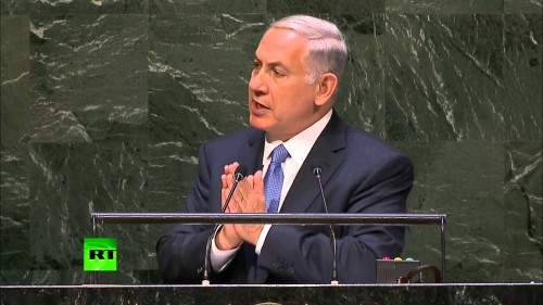 Israel-Palestine Feature: Netanyahu to UN — “Hamas=Islamic State=Iran”