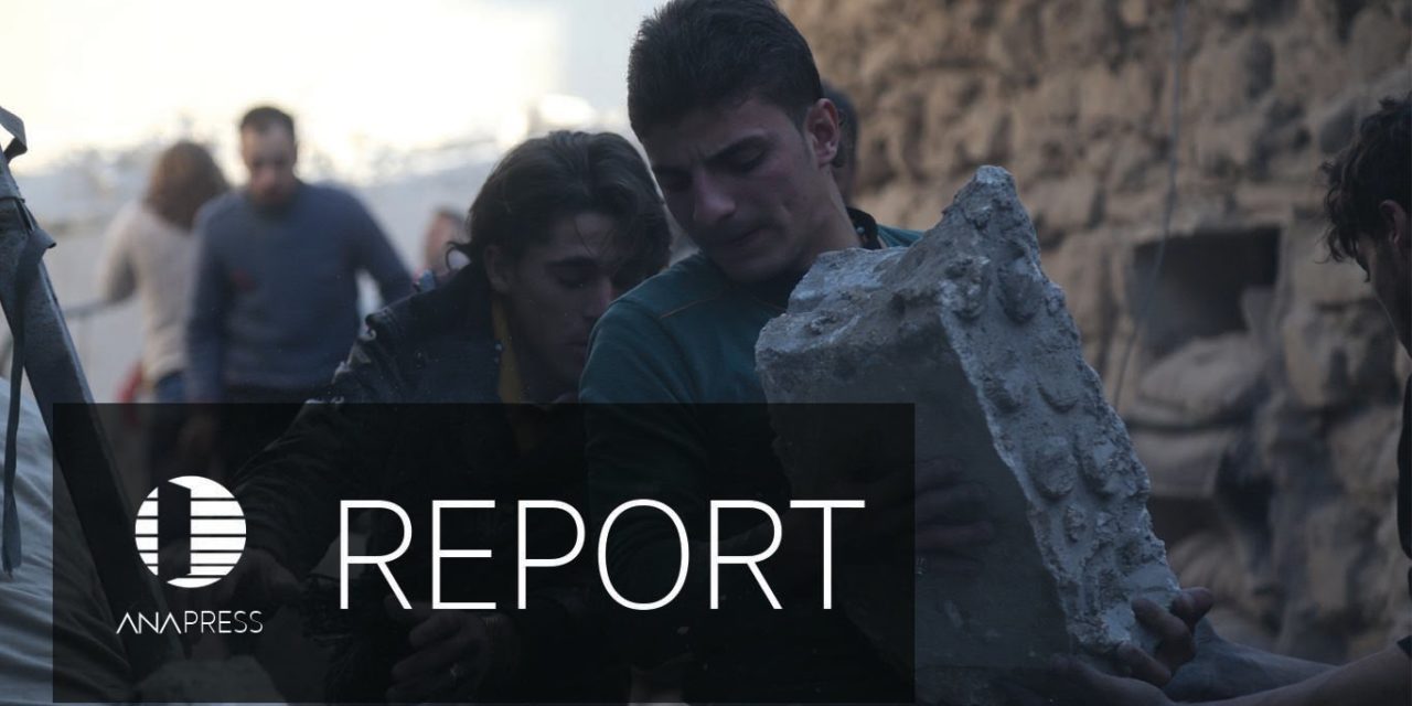 Syria Video Feature: A Russian Airstrike on Aleppo — A Desperate Father Searches for His Children