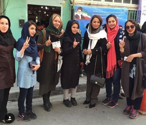 IRAN WOMEN VOTING 02-16