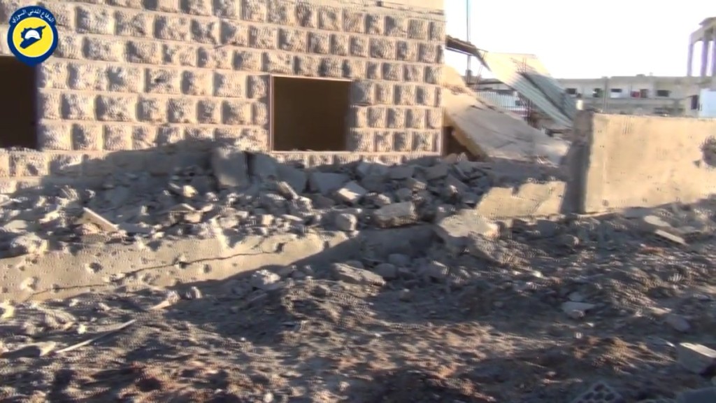 destroyed-kafrnabel-civil-defense-center