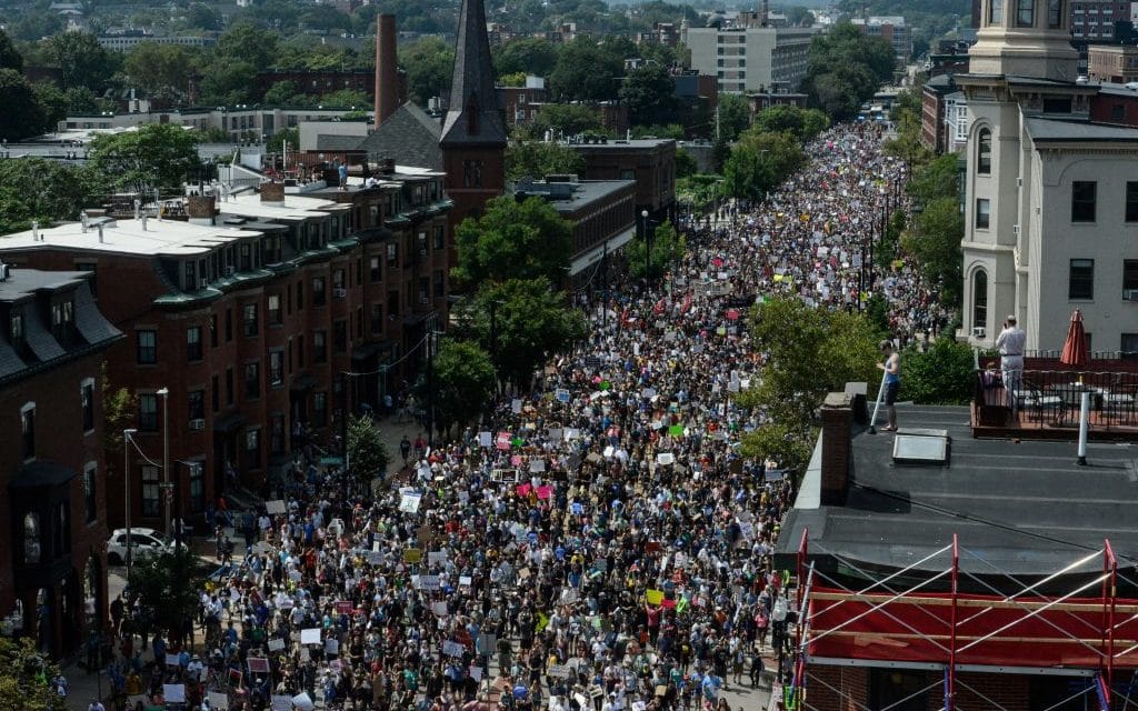 TrumpWatch, Day 212: Marchers Rally Against White Supremacy