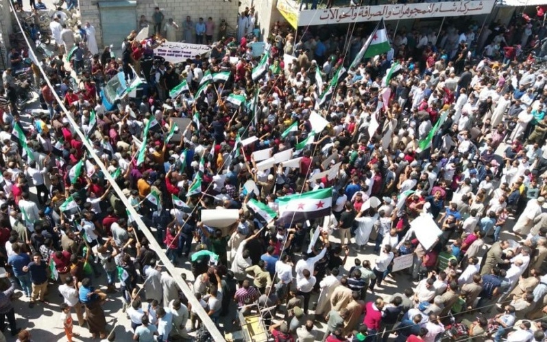 Syria Daily: 10,000s in Idlib Rallies Against Russia-Regime Offensive