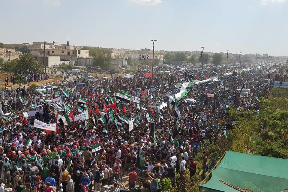 Syria Daily: 10,000s Rally Across Idlib for 4th Friday in Row