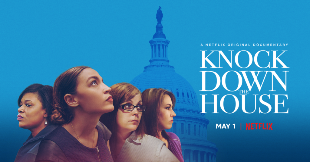 Advertising still for Netflix's "Knock Down the House"