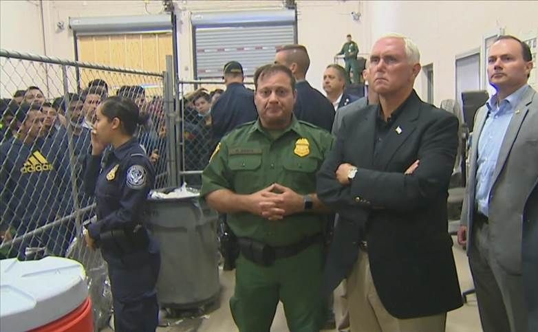 TrumpWatch, Day 904: VP Pence Sees Inhumane Conditions in Migrant Detention Center