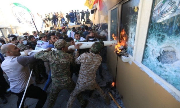 regimes cautious response to attack on us embassy in iraq