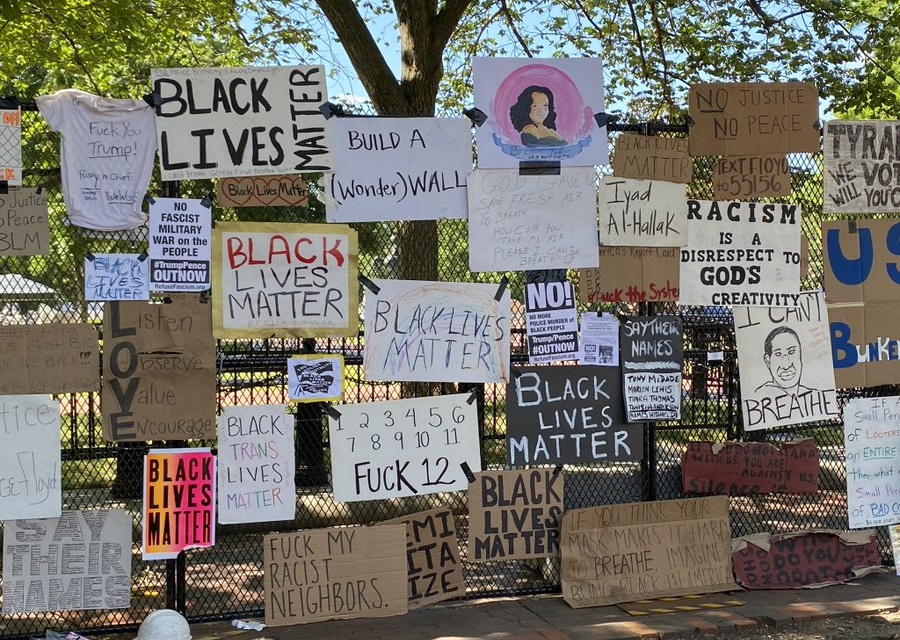 TrumpWatch, Day 1,235: Black Lives Matter — Turning the Fortified White House Into a Memorial