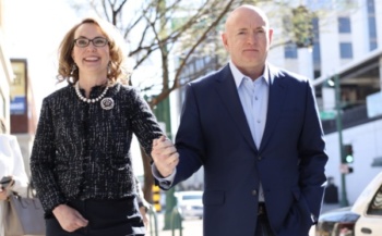 Mark Kelly and Gabrielle Giffords
