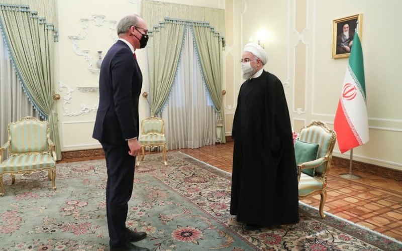 President Rouhani Meets Irish Foreign Minister Amid Hopes for Iran Nuclear Talks