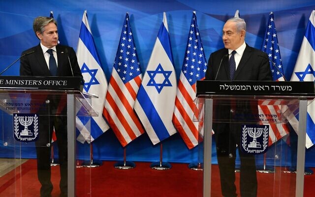 US’s Blinken: “Let’s Talk Gaza Reconstruction” — Israel’s Netanyahu, “Let’s Talk Iran”