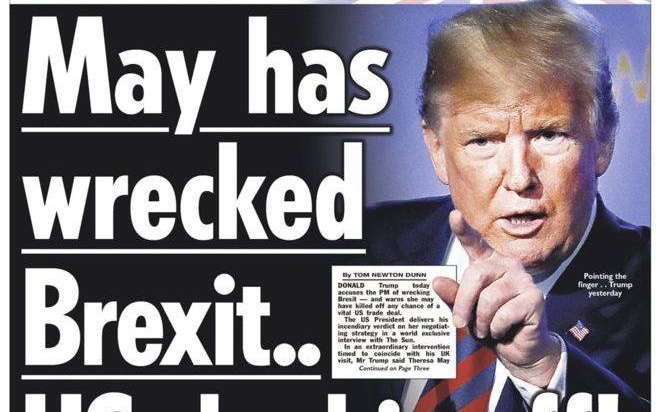 TrumpWatch, Day 539: Hoping to Break Up EU, Trump Sabotages UK Government