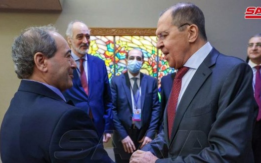 Assad Regime FM Mikdad Meets Russia’s Lavrov at UN