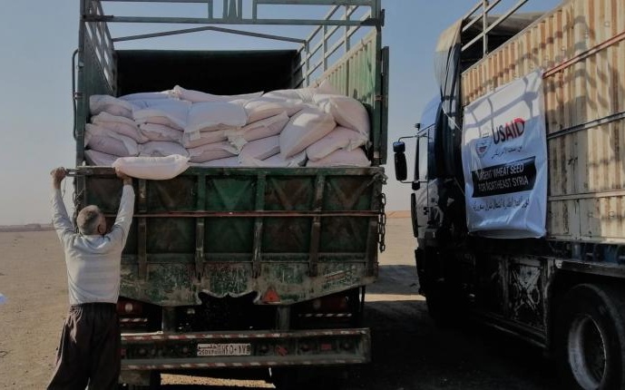 Assad Regime’s Disinformation v. US Wheat Aid to Northeast Syria