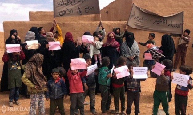 After 7 1/2 Years, US Military Brings Aid to Displaced Syrians in Rukban Camp