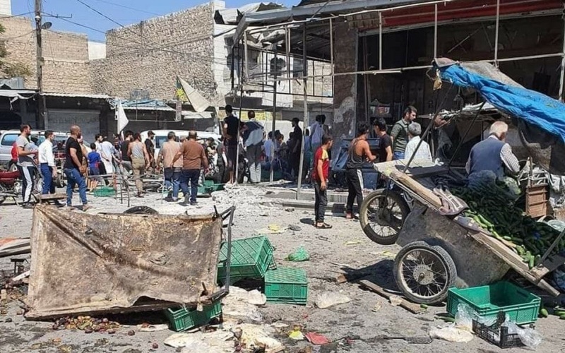 14+ Killed by Rockets on Market in Al-Bab in Northwest Syria