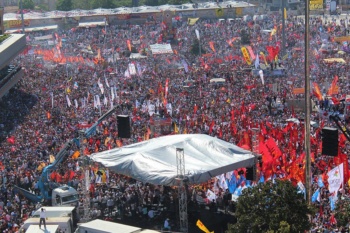 Opposition rally in Taksim Square in Istanbul, Turkey, June 9, 2013 Square 