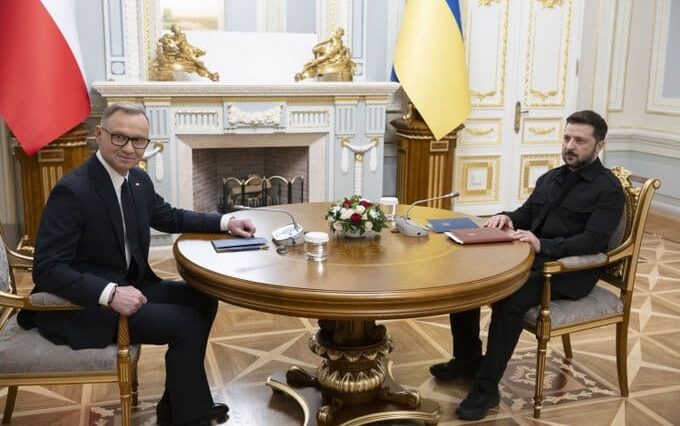 Ukraine War, Day 1,221: Zelensky Hosts Poland’s Outgoing President Duda
